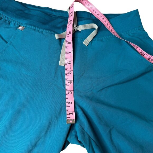 Figs Women's High Waisted Zamora Jogger Scrub Pants Pacific Blue PO:2134 Size M - Picture 5 of 10